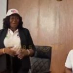 Chief Justice Gertrude Torkornoo dancing at the launch of JUSAG's 50th anniversary