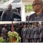 Bawumia and Mahama at funeral of the Rev funeral late Apostle Dr. Michael Kwabena Ntumy