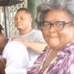 Kyekyeku (in white) and Vivian Jill (far right in glasses)