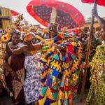 Asantehene dancing at the 2nd Akwasidae for 2024