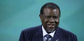 Namibia President Hage Geingob