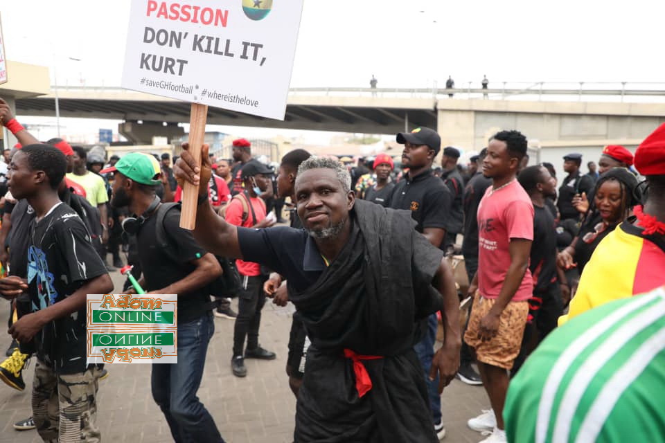 Great Ampong, Nicolas Omane Acheampong join #SaveGhanaFootball demo