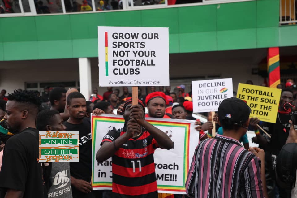 Great Ampong, Nicolas Omane Acheampong join #SaveGhanaFootball demo