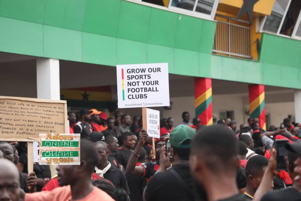 Great Ampong, Nicolas Omane Acheampong join #SaveGhanaFootball demo