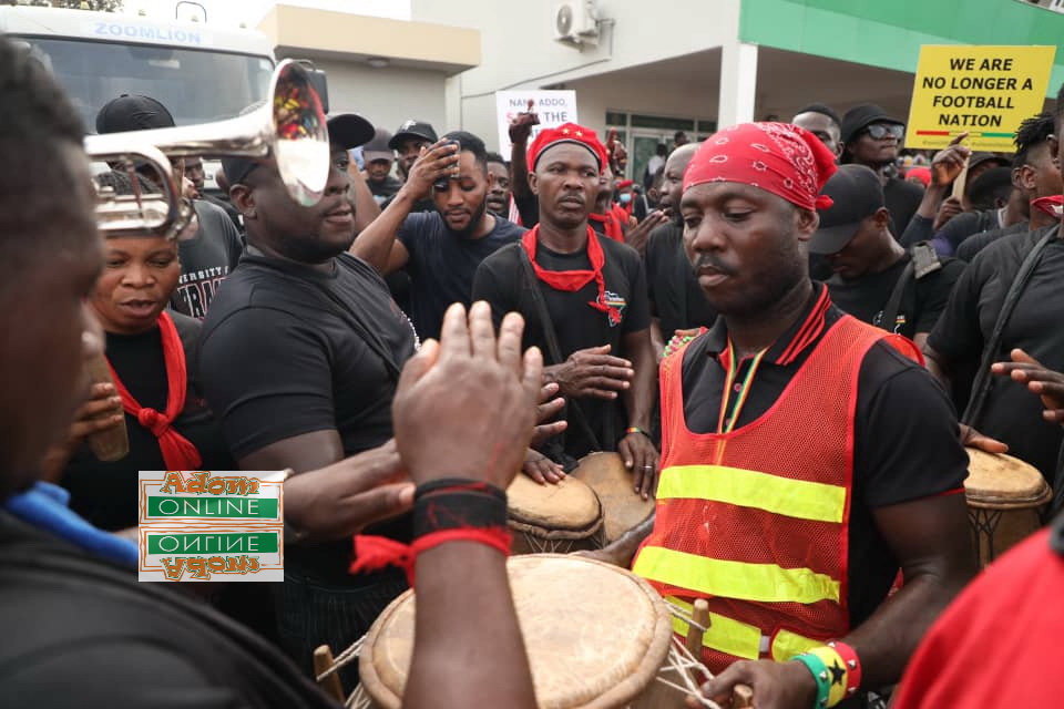 Great Ampong, Nicolas Omane Acheampong join #SaveGhanaFootball demo