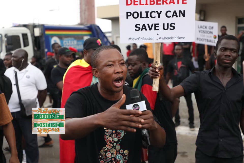 Great Ampong, Nicolas Omane Acheampong join #SaveGhanaFootball demo