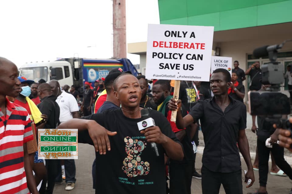 Great Ampong, Nicolas Omane Acheampong join #SaveGhanaFootball demo