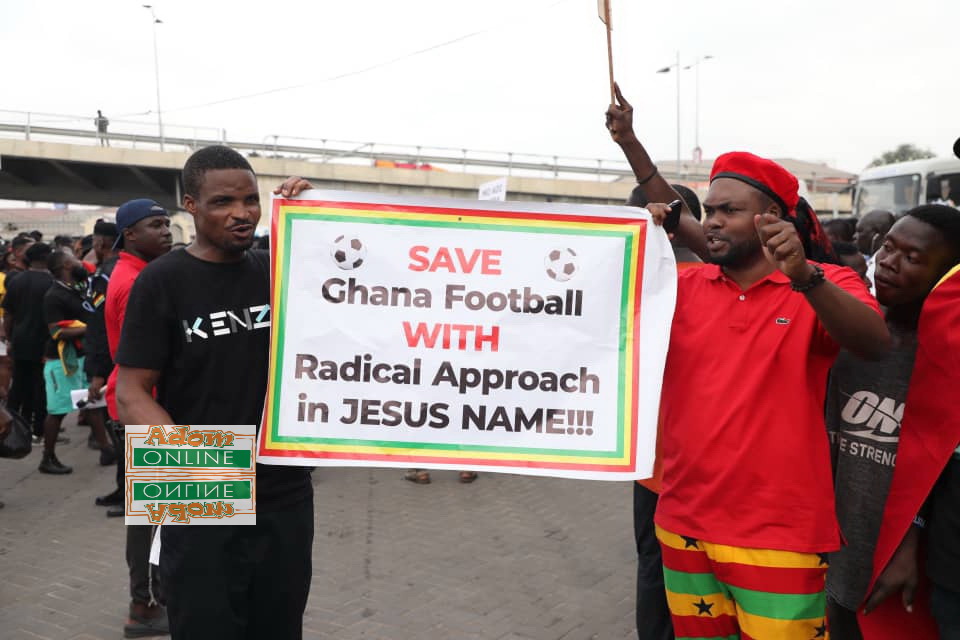 Great Ampong, Nicolas Omane Acheampong join #SaveGhanaFootball demo