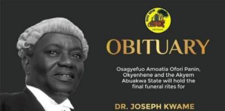 Final funeral rites of J.B Danquah