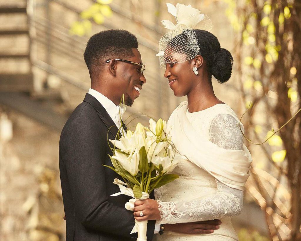 Nigerian Gospel artiste, Moses Bliss, marries Ghanaian fiancé in civil wedding