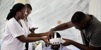 Virtual reality therapy for medical treatment in Ghana