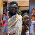 Ghanaian actor Oteele and his kids Photo Source: oteeletv