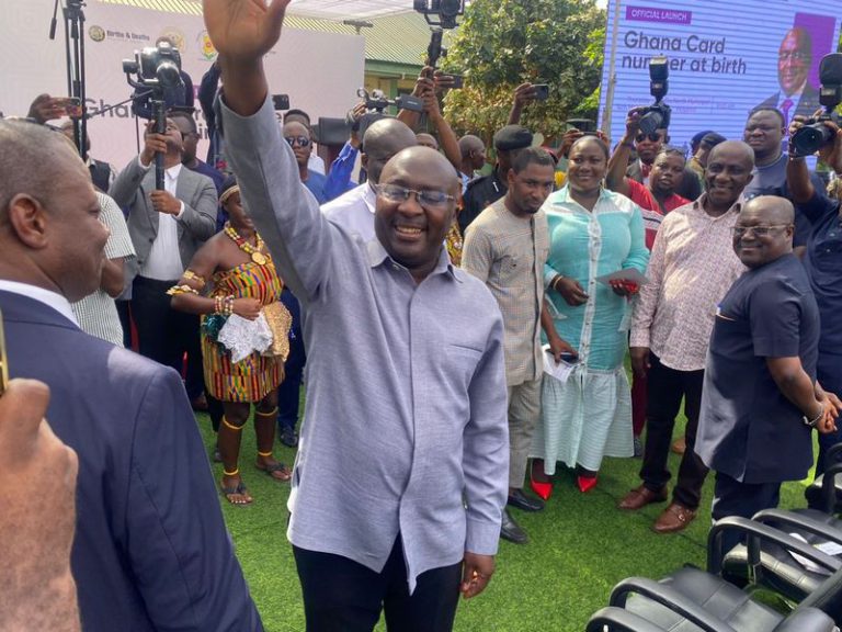 Excitement as Bawumia is set to launch ‘Ghana card at birth’ today