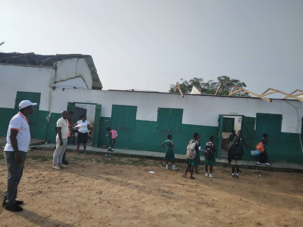 Dozens displaced in Assin Fosu after hours of downpour