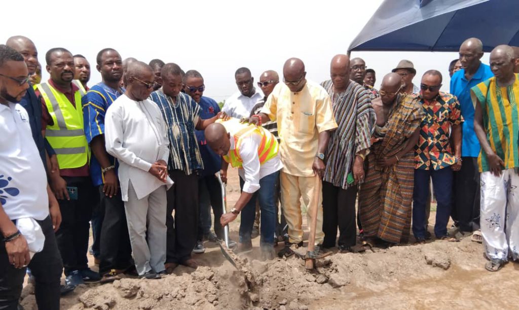 Akosombo Dam spillage: Housing Minister cuts sod for resettlement homes for flood victims