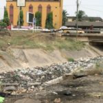 Filth-filled storm drains in Asylum Down