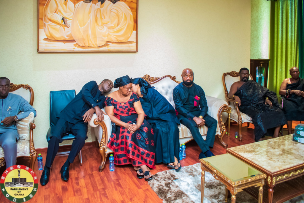 Photos: John Kumah’s family officially informs Speaker about his death