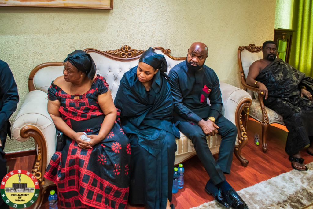 Photos: John Kumah’s family officially informs Speaker about his death