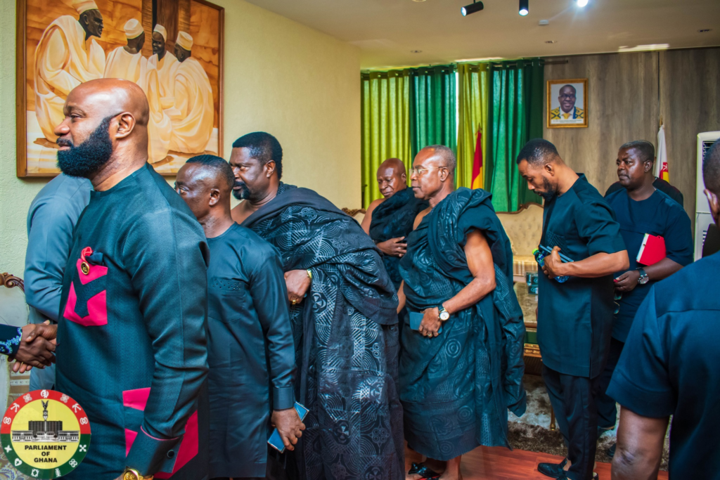 Photos: John Kumah’s family officially informs Speaker about his death