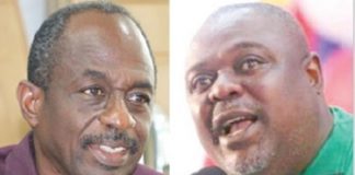 Johnson Asiedu Nketiah, NDC National Chairman and Samuel Koku Anyidoho