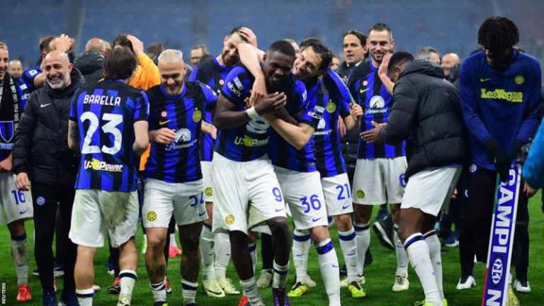 Inter seal Serie A title by winning Milan derby