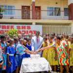 Dr Adutwum marks 60th birthday with schoolchildren