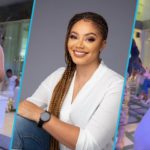 Nadia Buari at Confidence Haugen's birthday party. Image Credit: @iamnadiabuari and @nkonkonsa