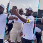 Asamoah Gyan and Bukom Banku in photos. Image Credit: @ghkwaku