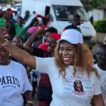 Rachel Appoh received a rousing welcome to the Gomoa Central Constituency