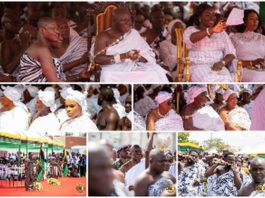 Scenes from the thanksgiving service to mark the Asantehene's 25th anniversary