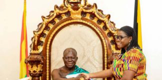 NCCE CHAIR CALLS ON OTUMFOUR OSEI TUTU II AT MANHYIA