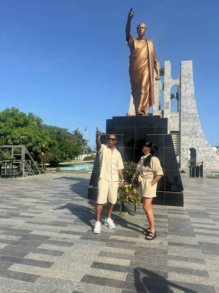 Ja Rule and wife begin Ghana tour with visit to Kwame Nkrumah Mausoleum