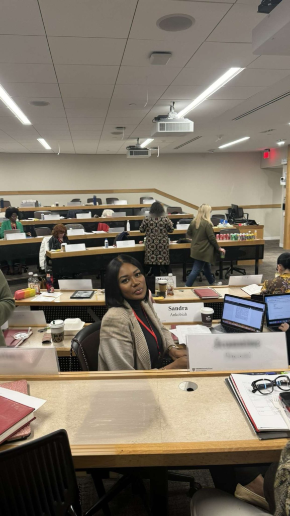 Sandra Ankobia at Harvard University