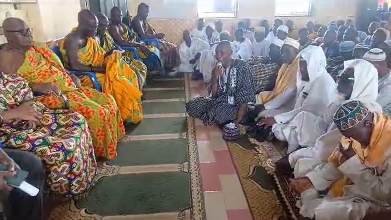 Agona Kwanyako chief calls for peace between Muslims, Christians after clash