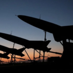 Iran's Revolutionary Guards said they had launched "dozens of drones and missiles" at Israel (file photo)