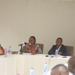 Mrs. Sylvia Asana Dauda Owu, the Director of Operations at GSA addressing the gathering.