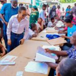 Zanetor Agyeman-Rawlings urges participation in voter registration as she visits EC headquarters