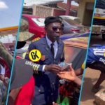 Lil Win gifts fans money. Image Credit: @ghkwaku