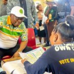Jacob Zuma votes after being barred from running himself