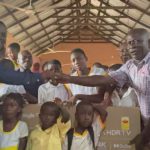 Joyce Bawa donates 55 inches Smart TV to Akuse RC Basic School;