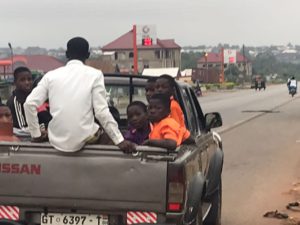 NADMO warns of disaster as Techiman North private schools use tricycles for student transport