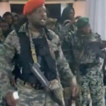 Videos on social media showed men in fatigues at the Palais de la Nation, brandishing flags of Zaire.