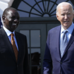 President Joe Biden welcomes Kenya's President William Ruto to the White House in Washington, Wednesday, May 22, 2024. (AP Photo/Susan Walsh)