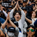 National Samsung Electronics Union members held a rally last week | Reuters