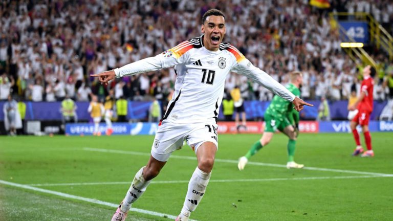 Euro 2024: Musiala scores again as Germany beat Denmark to reach quarters