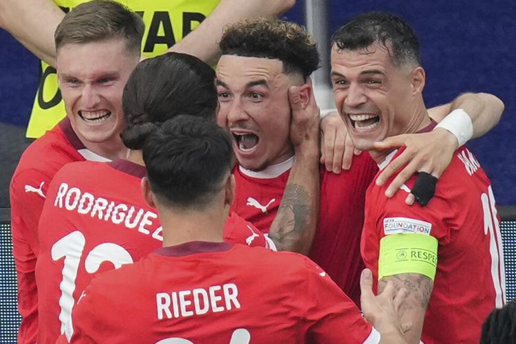 Switzerland stun Italy to reach Euro 2024 quarter-finals