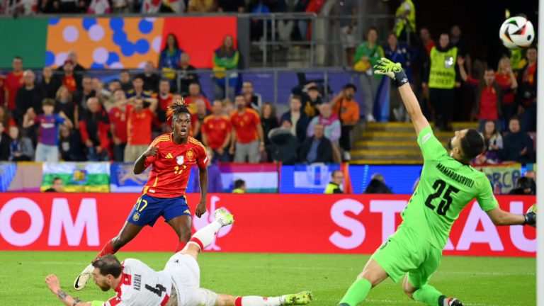 Euro 2024: Williams scores stunner as Spain beat Georgia to set up Germany quarter-final