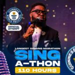 Nigerian attempts to break the Guinness World Record for longest singing marathon by an individual/ Issac Geralds