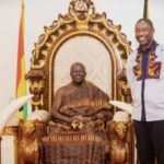 Otumfuo Asantehene and Health Minister Okoe Boye