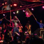 Stonebwoy performance artiste night at Hilla Liman Hall in Legon